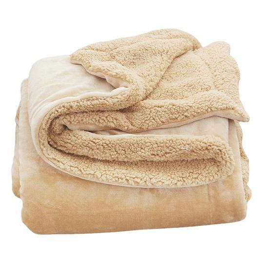 Soft Double-Sided Lamb Fleece Blanket